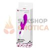 Vibrador de punto G con estimulador de clitoris